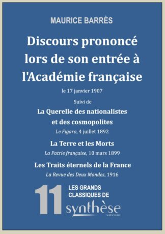 Discours prononcé à l'Académie française